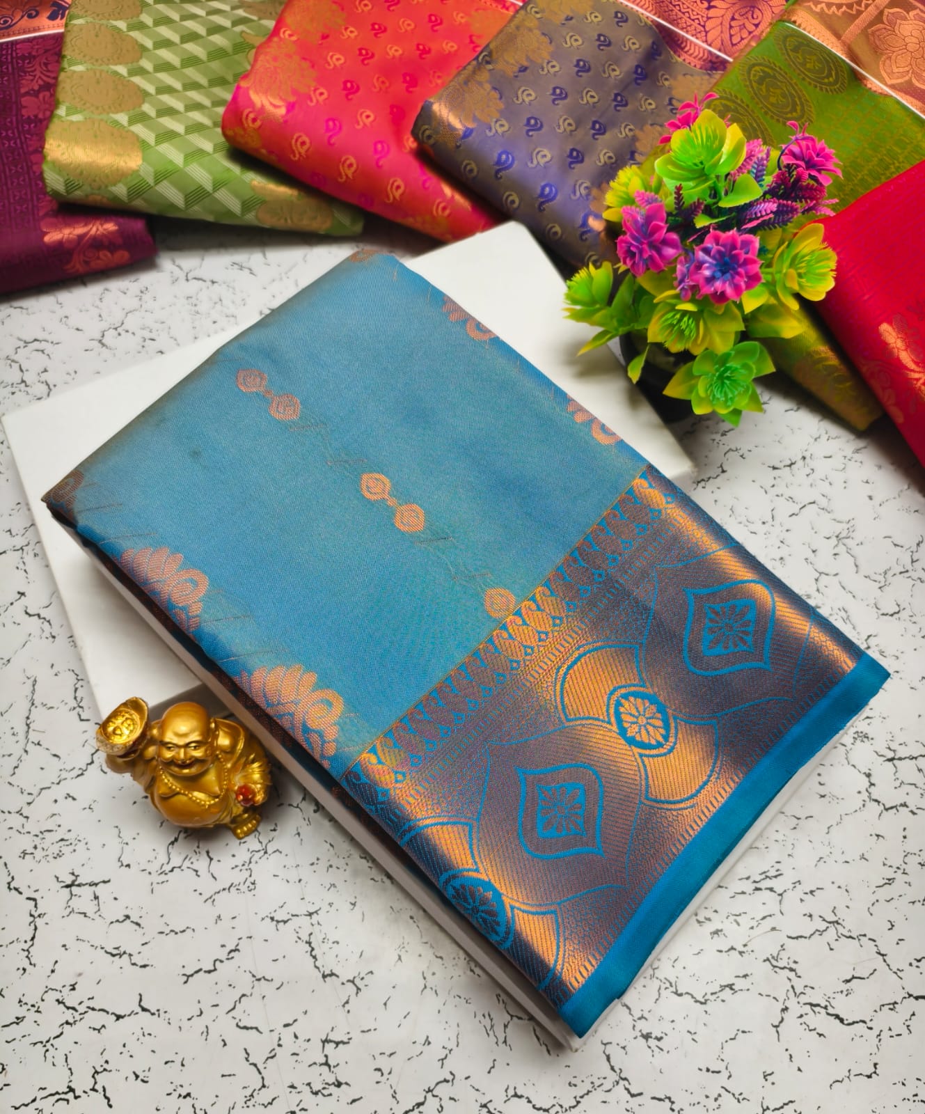 Vasthrakala Semi Silk Samuthrika Wedding Saree