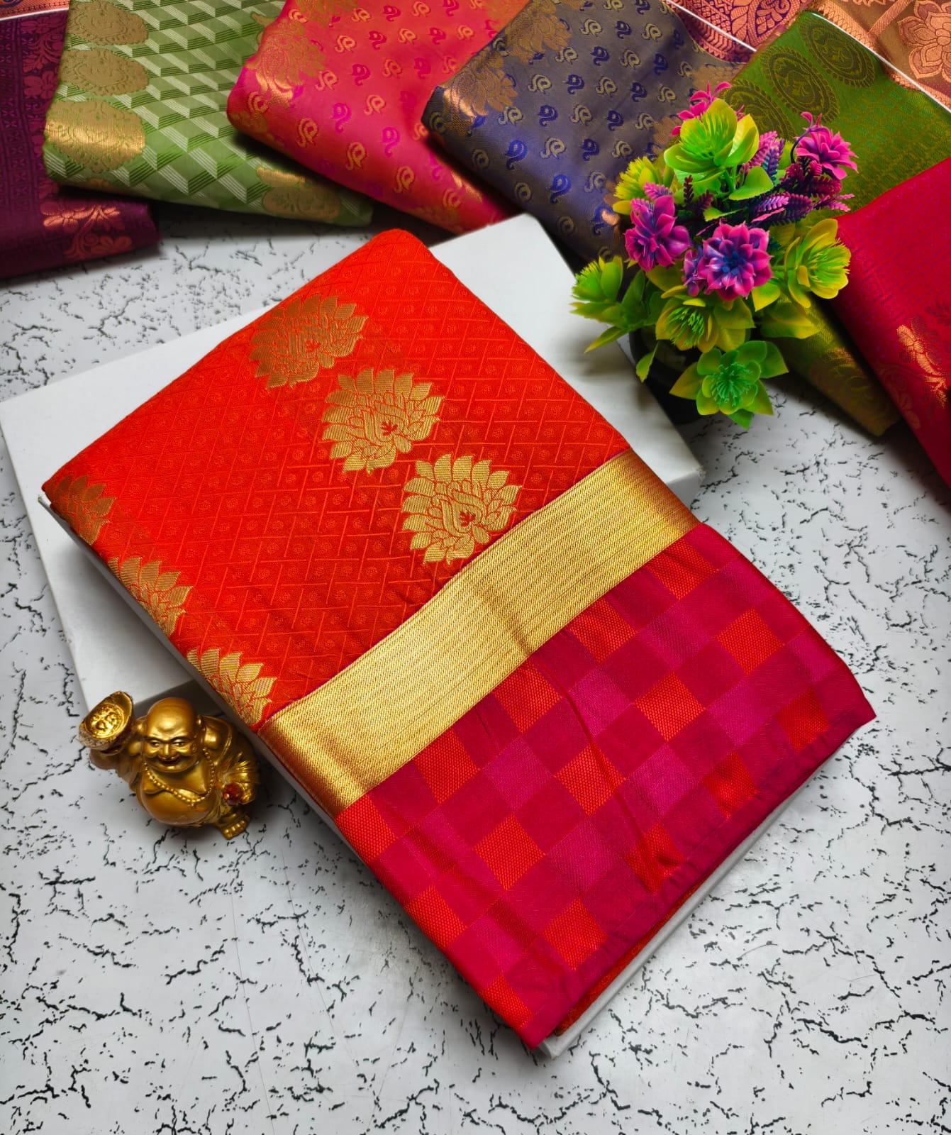 Vasthrakala Semi Silk Samuthrika Wedding Saree
