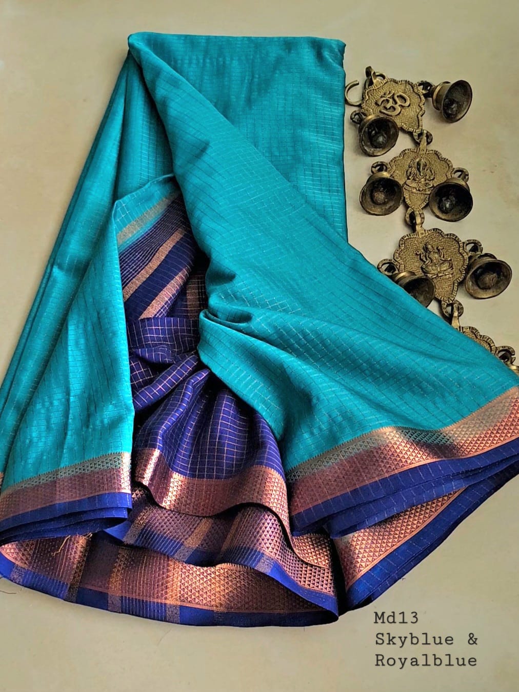 Semi mysore crape silk saree