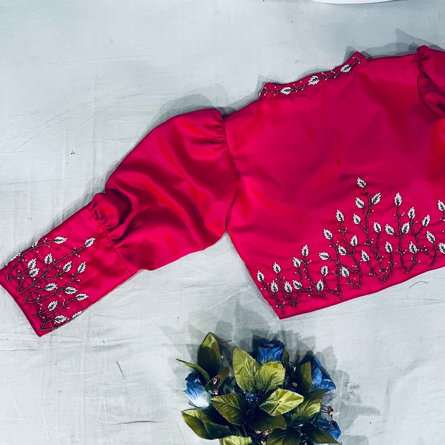 Semi silk boutique style blouse