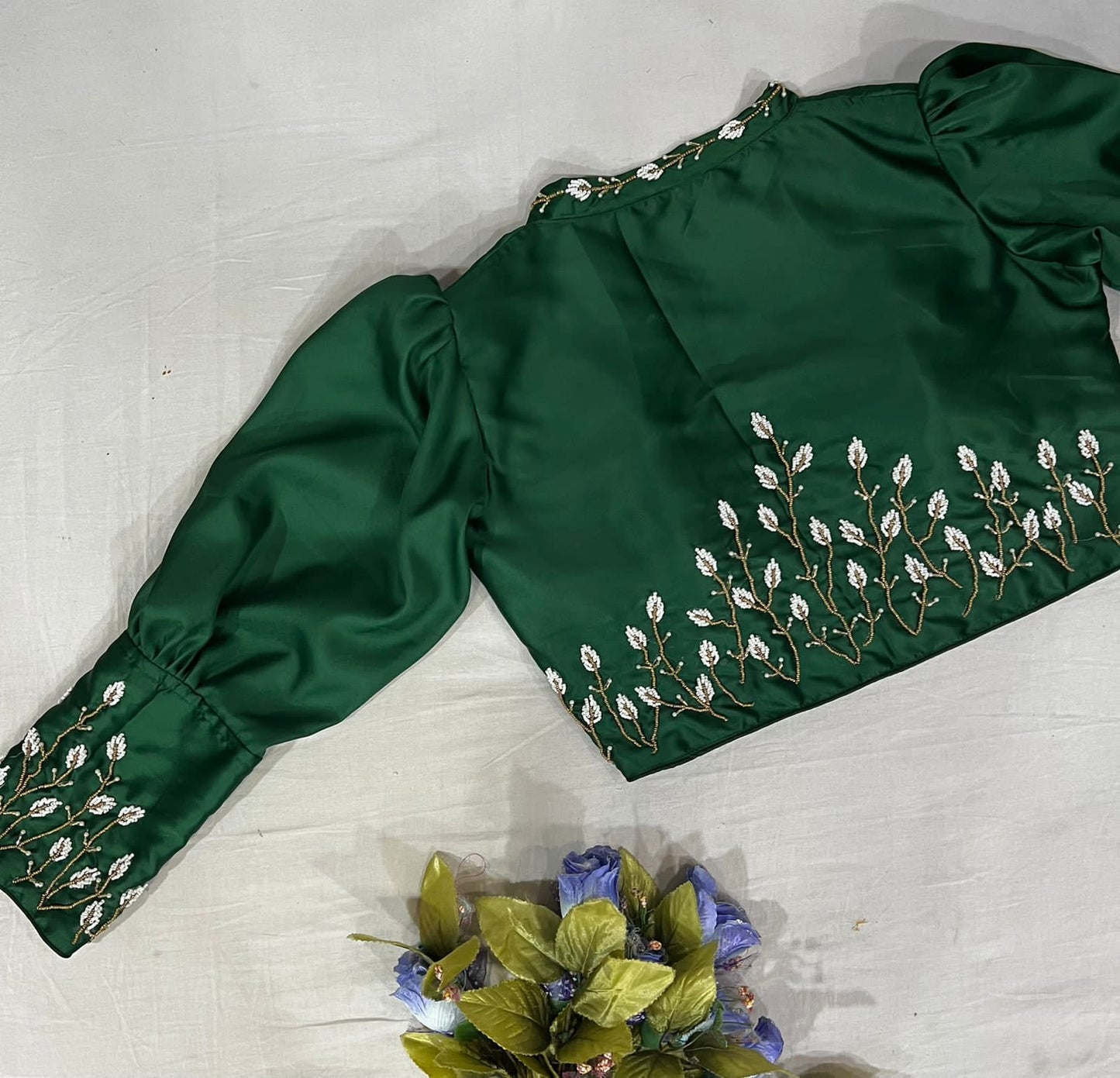 Semi silk boutique style blouse