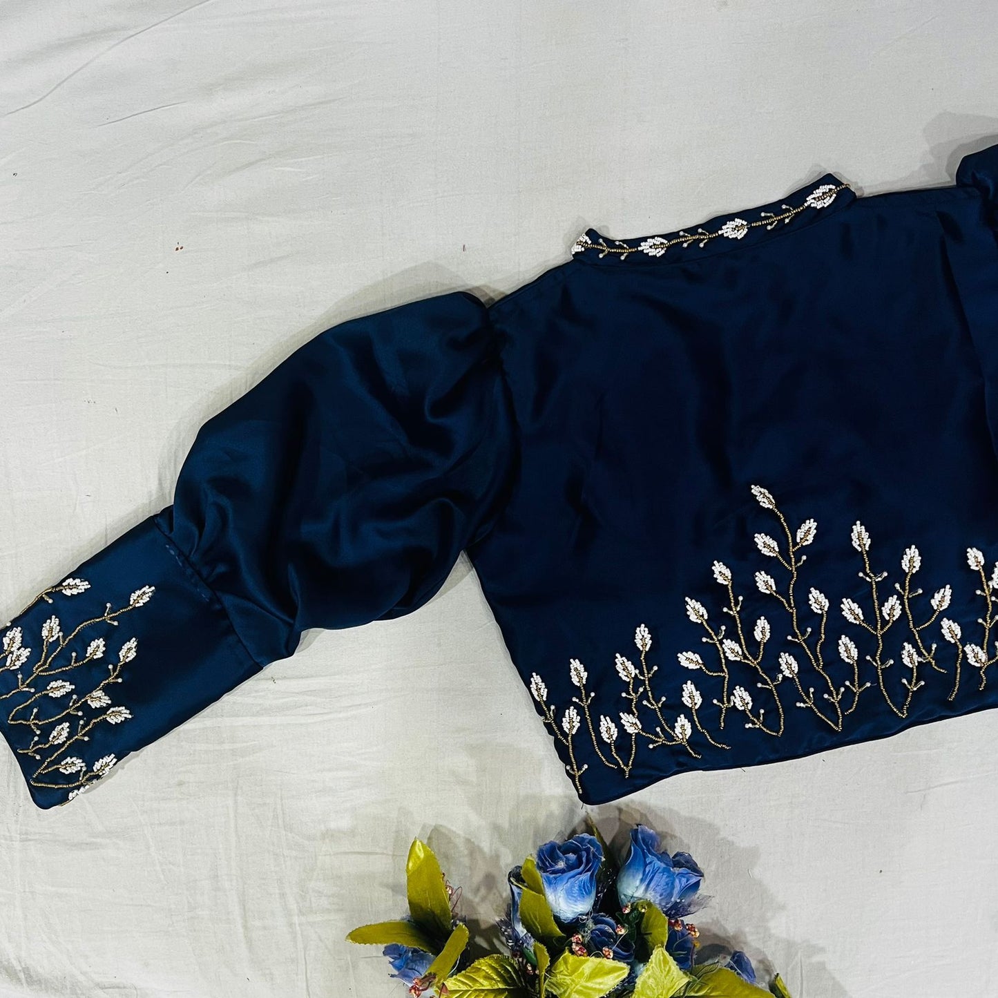 Semi silk boutique style blouse