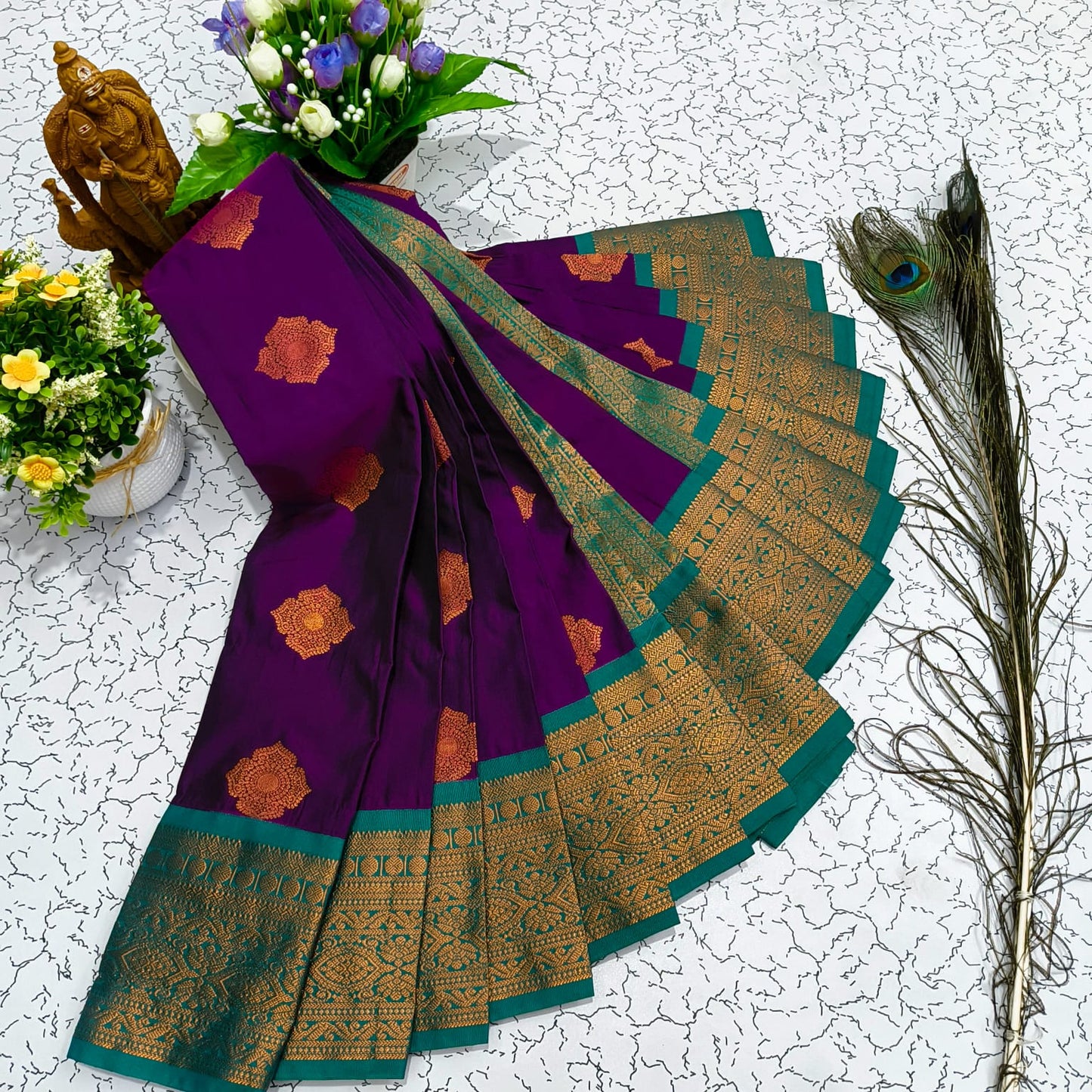 Mangalyam Korvai Kottanji Soft Silk Saree