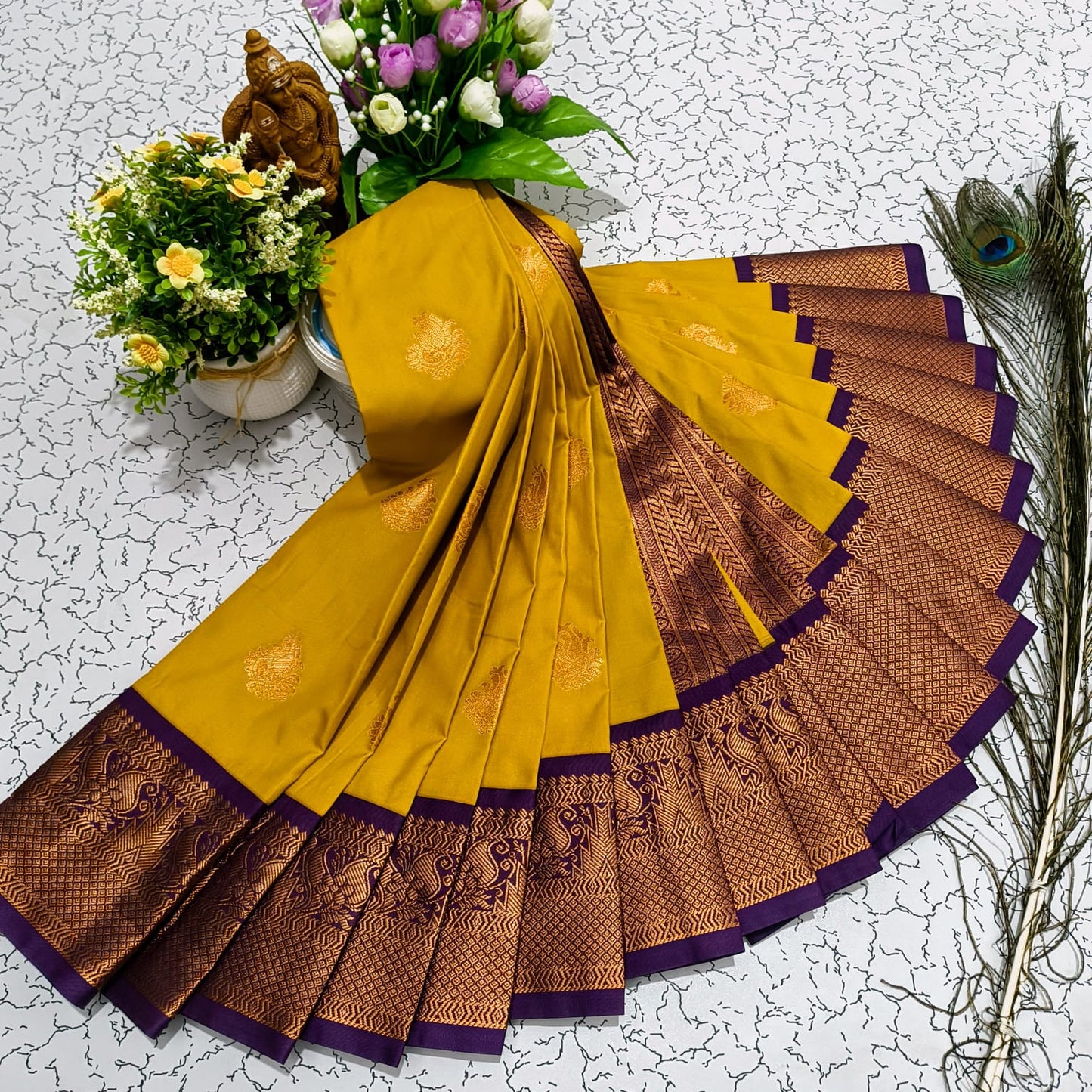Mangalyam Korvai Kottanji Soft Silk Saree