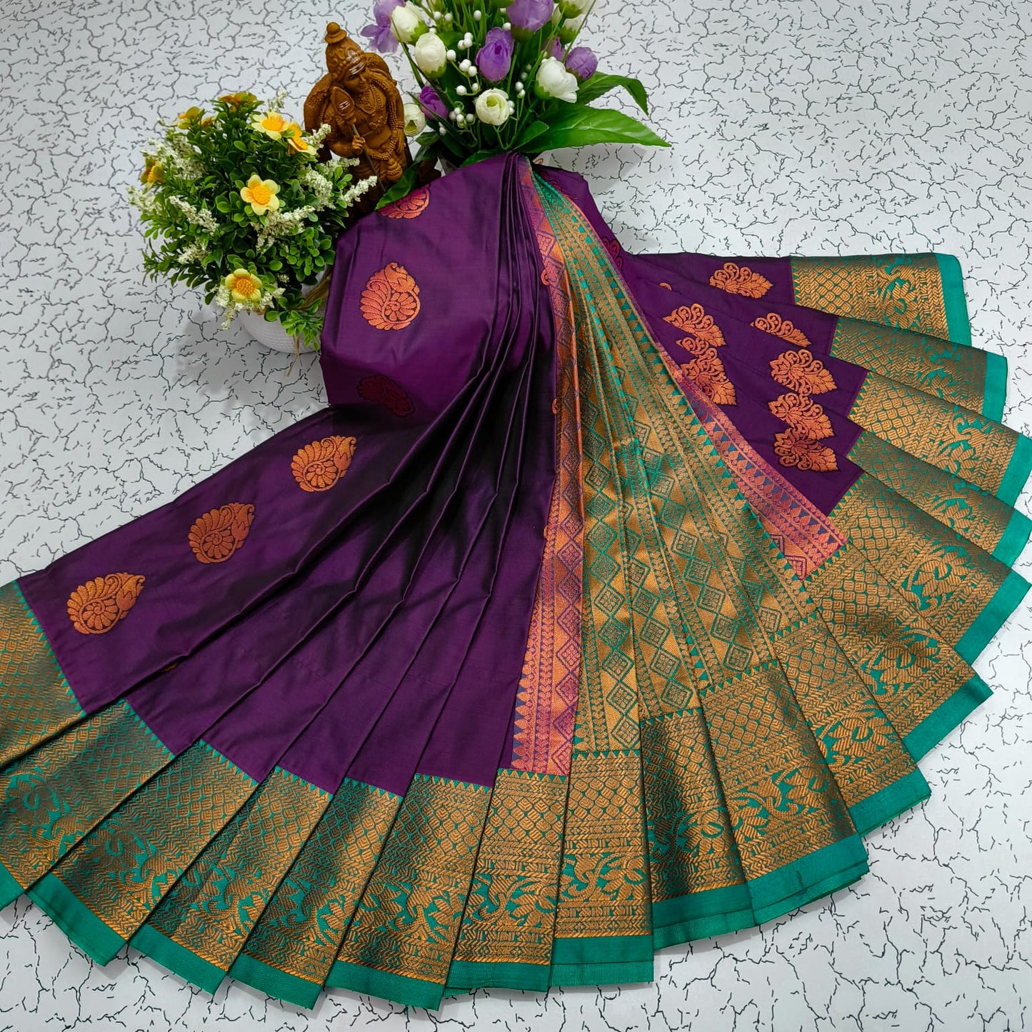 Mangalyam Korvai Kottanji Soft Silk Saree