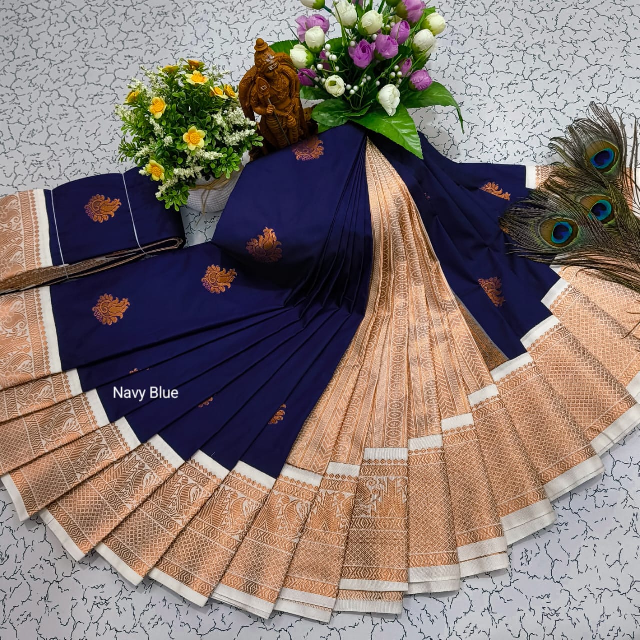 Mangalyam Korvai Kottanji Soft Silk Saree