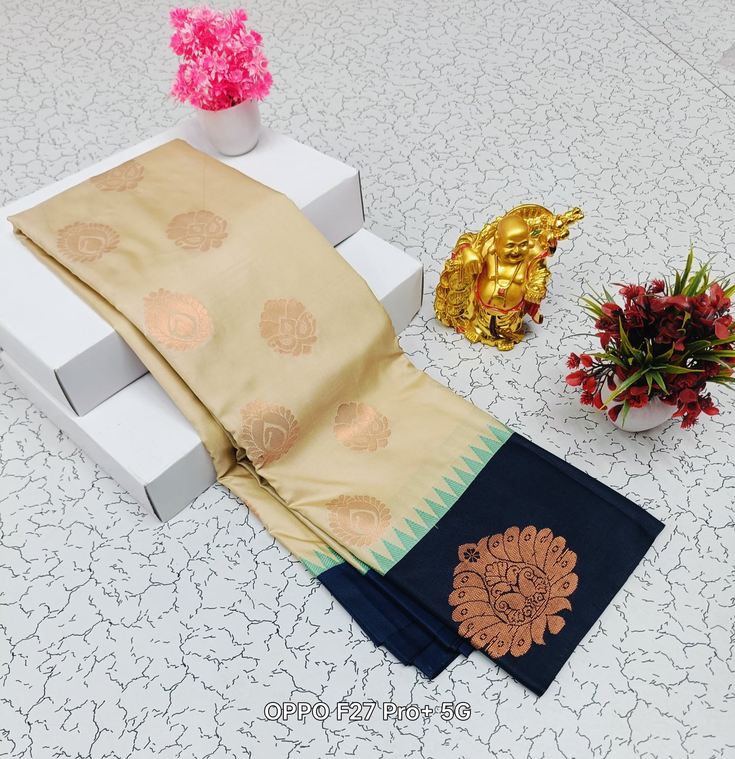 Semi Kanchi Soft Silk Saree