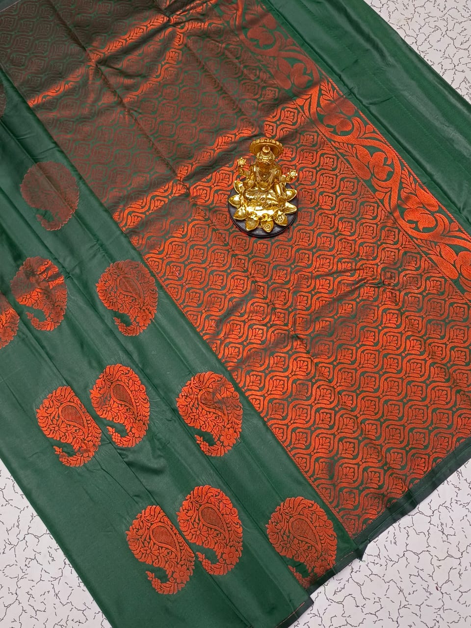 Semi Silk Traditional Zari Work Saree