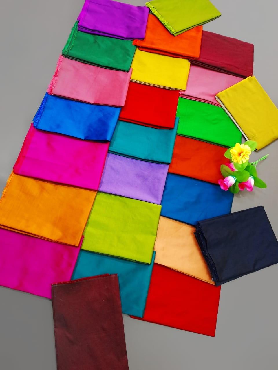 Silk Cotton blouse material 25 pieces