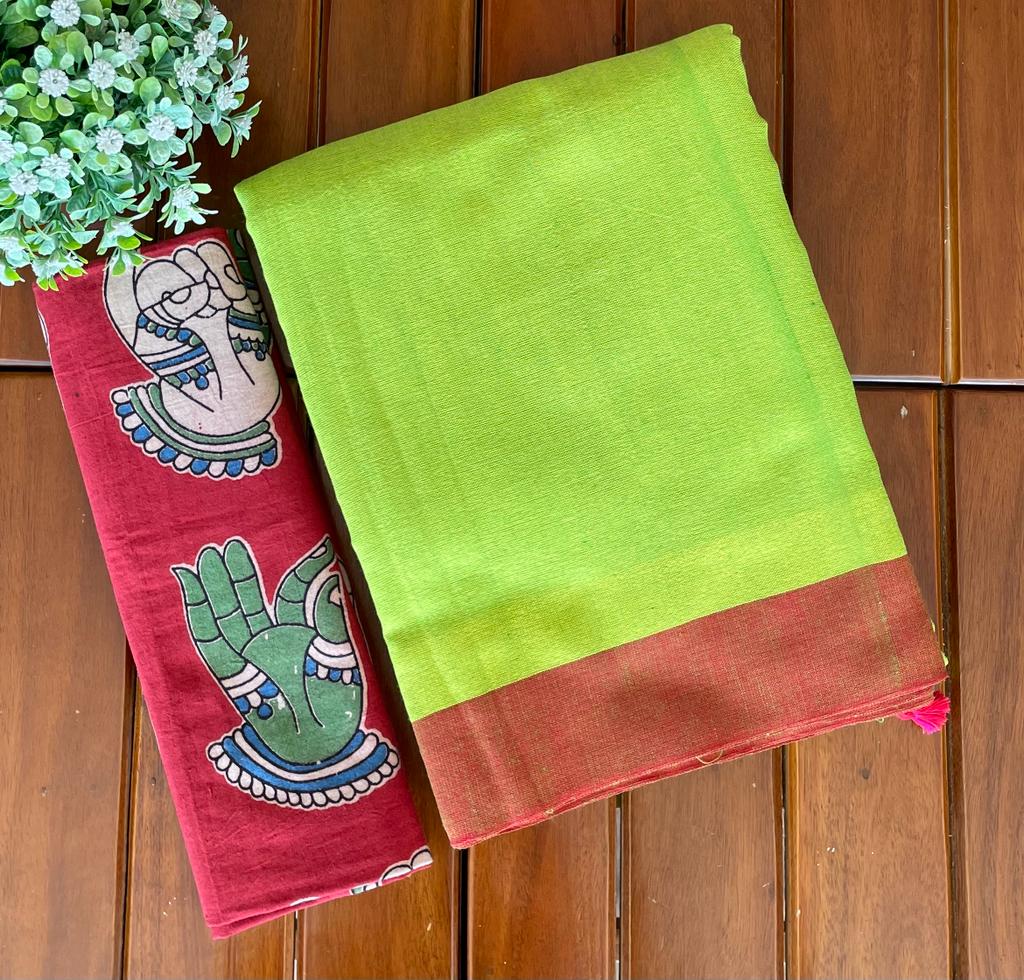 Soft cotton saree