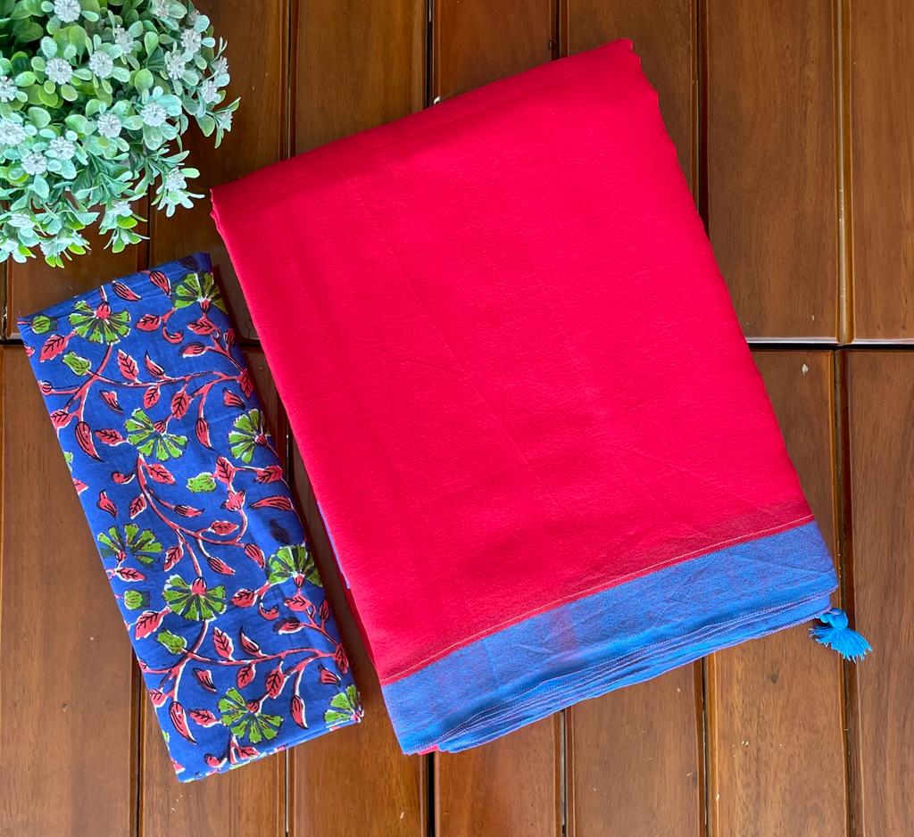 Soft cotton saree