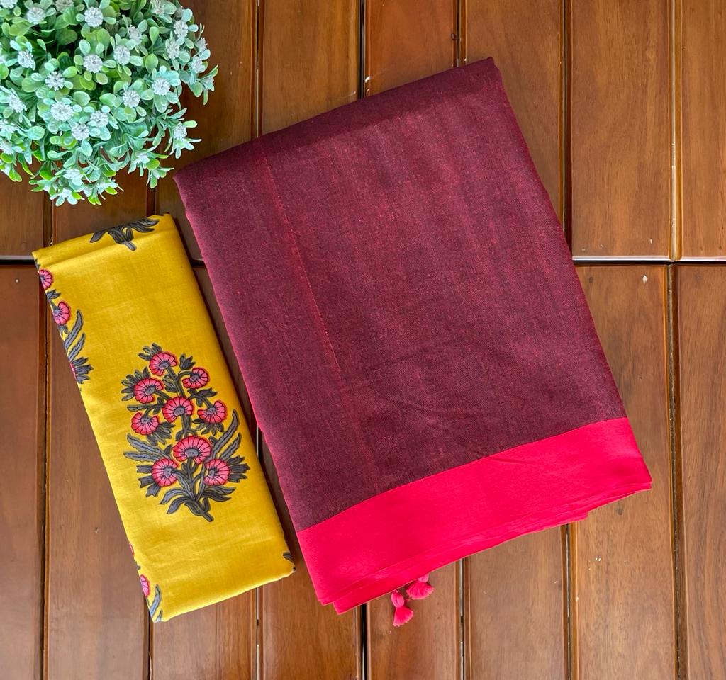Soft cotton saree