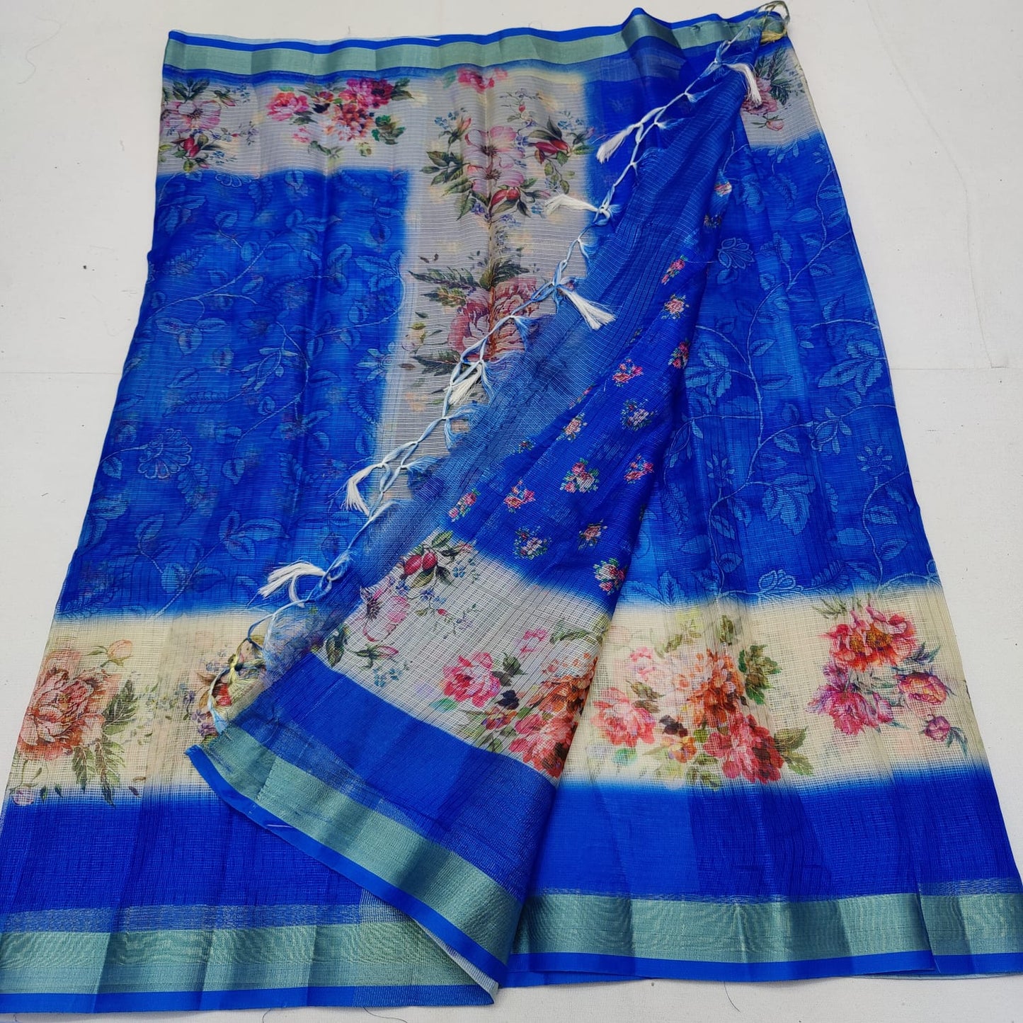 Soft silk kota printed saree