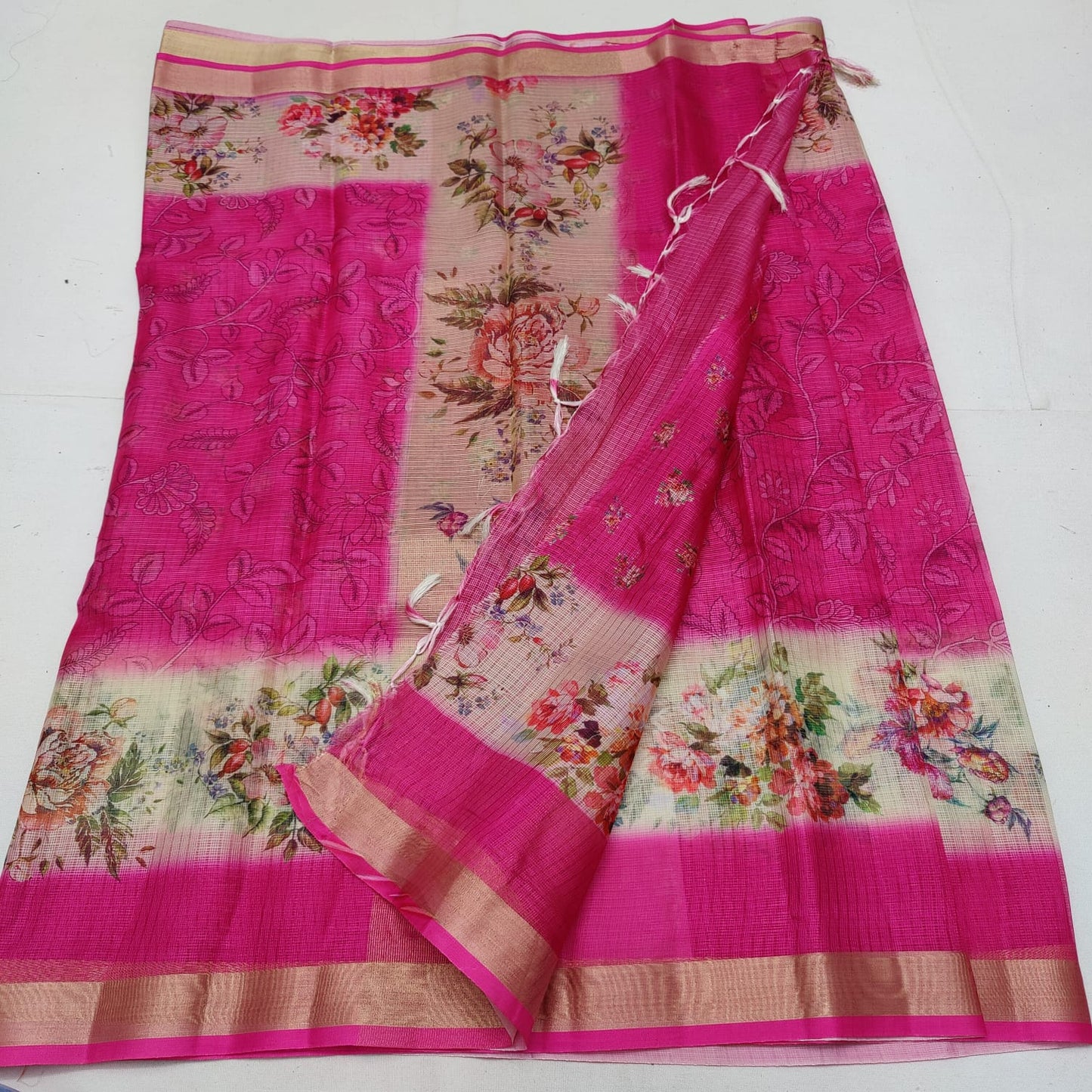 Soft silk kota printed saree