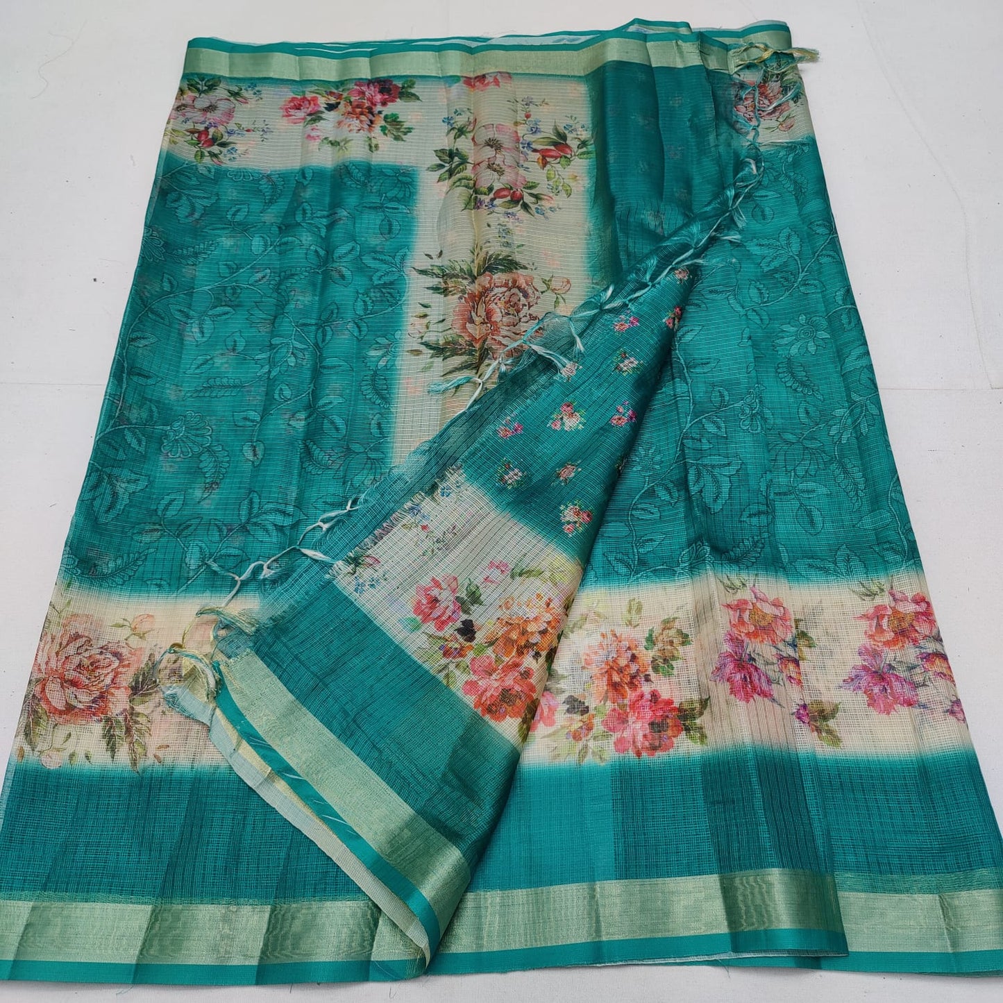 Soft silk kota printed saree