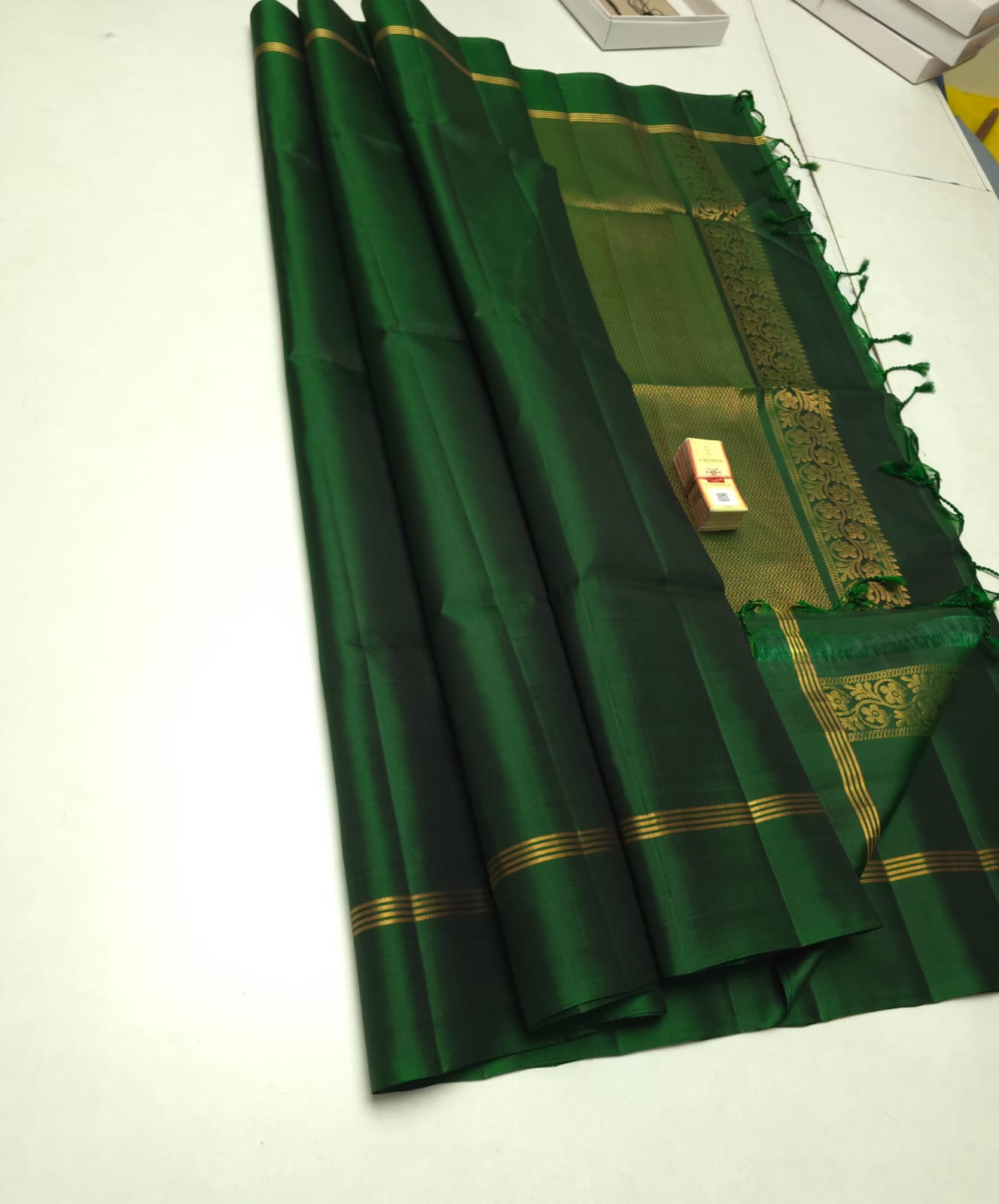 Pure handloom soft silk plain saree