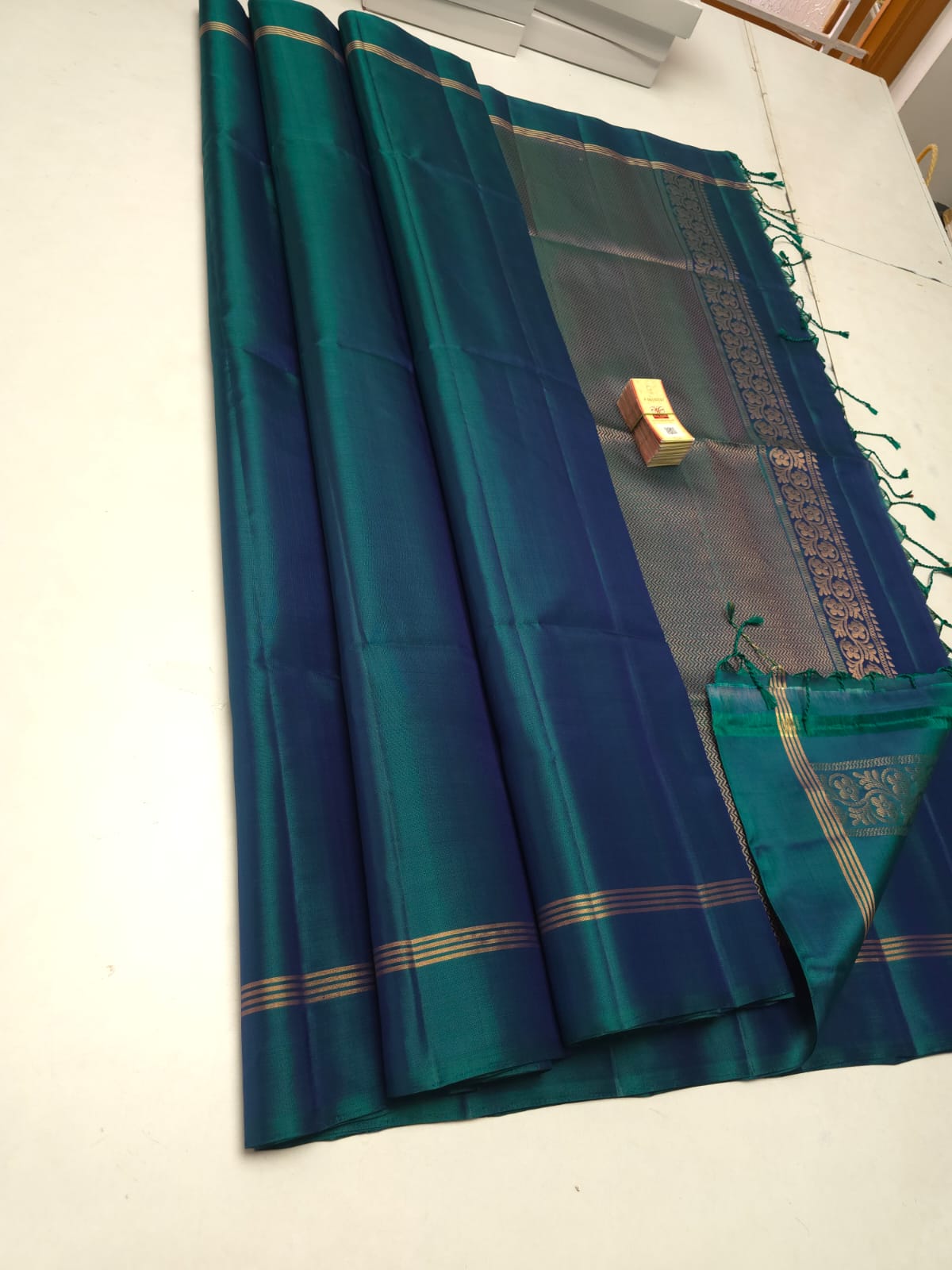Pure handloom soft silk plain saree