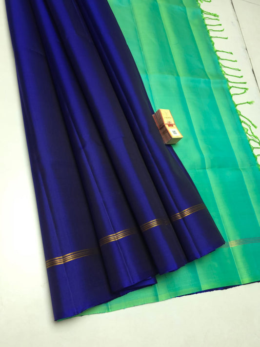 Pure handloom soft silk plain saree