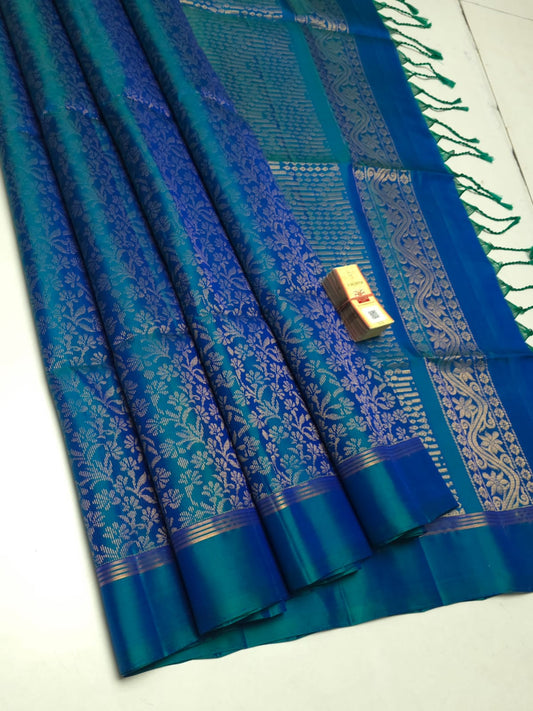 Pure soft silk jacquard woven saree