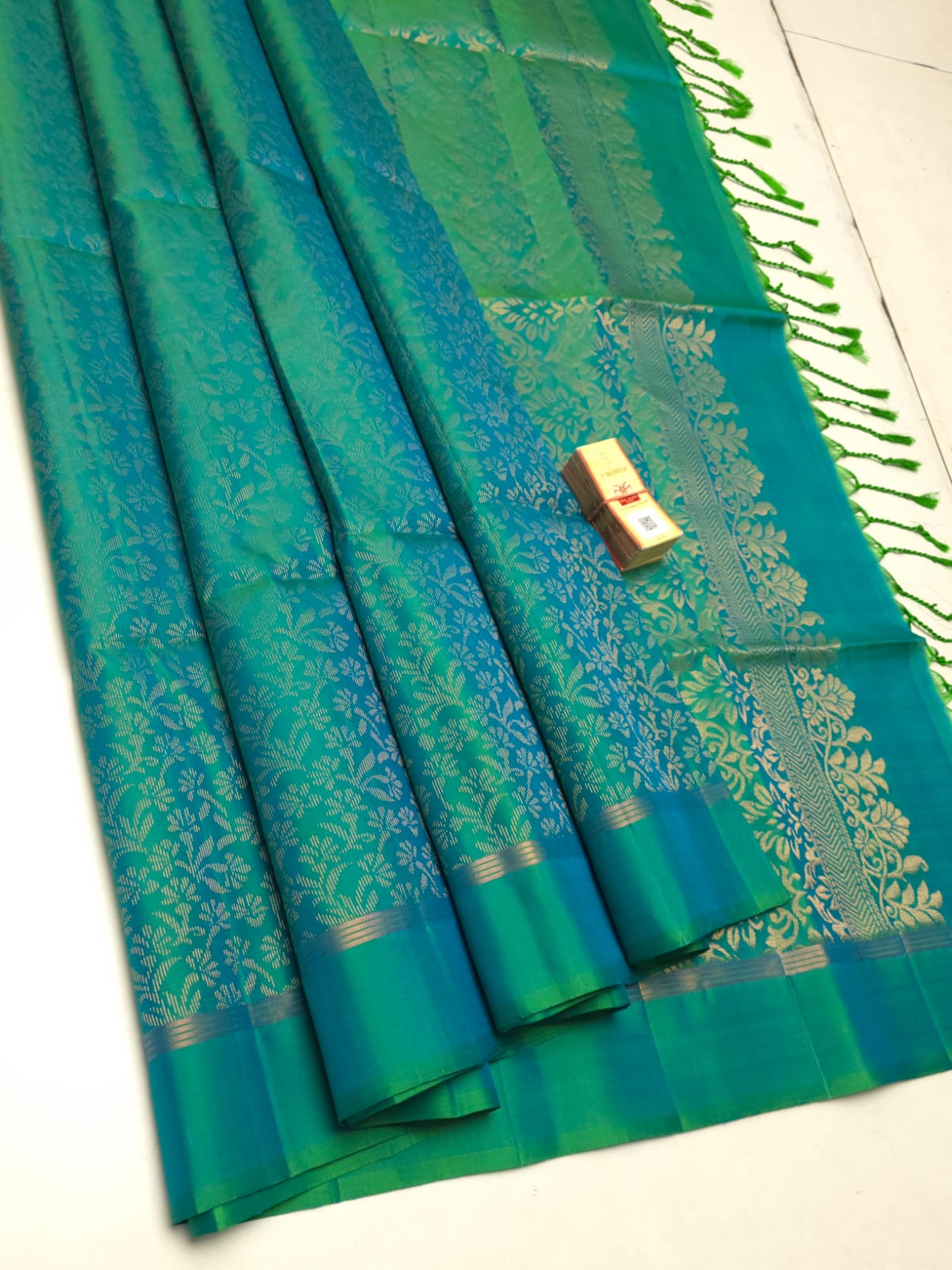 Pure soft silk jacquard woven saree