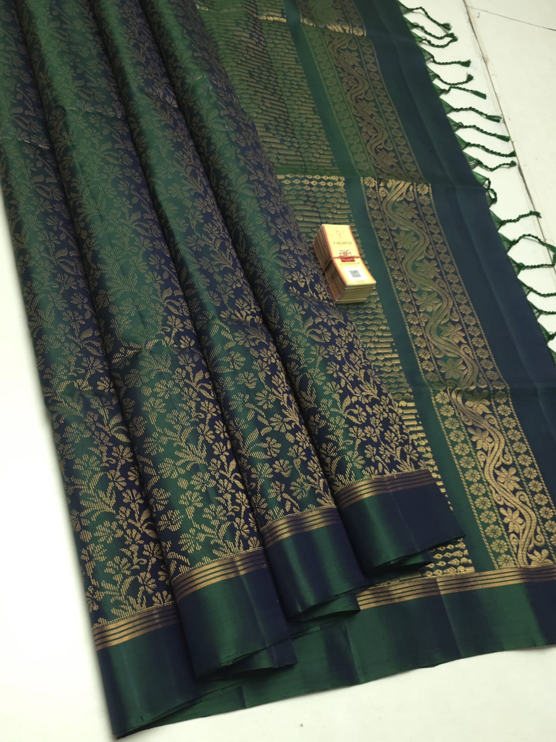 Pure soft silk jacquard woven saree