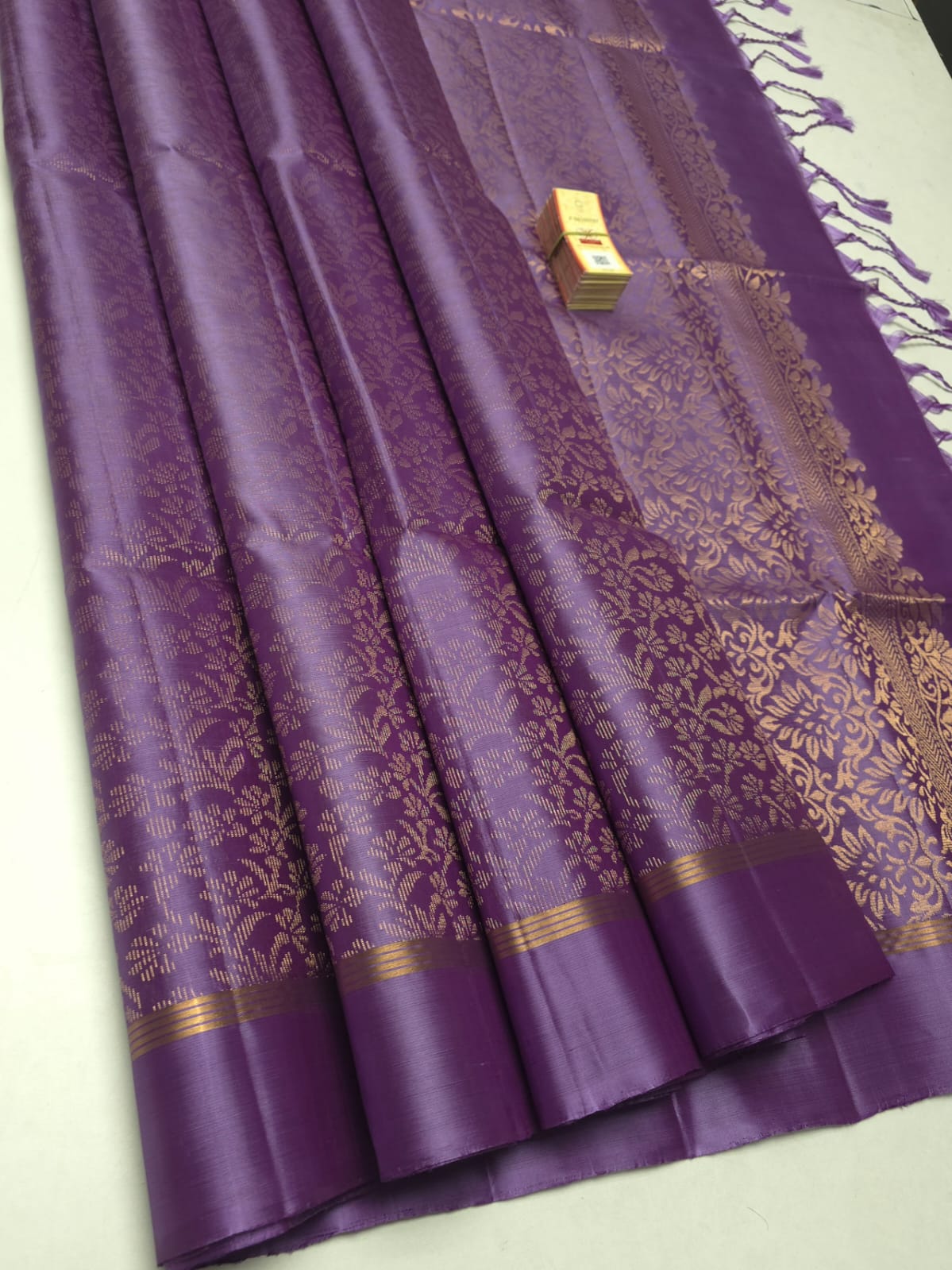 Pure soft silk jacquard woven saree