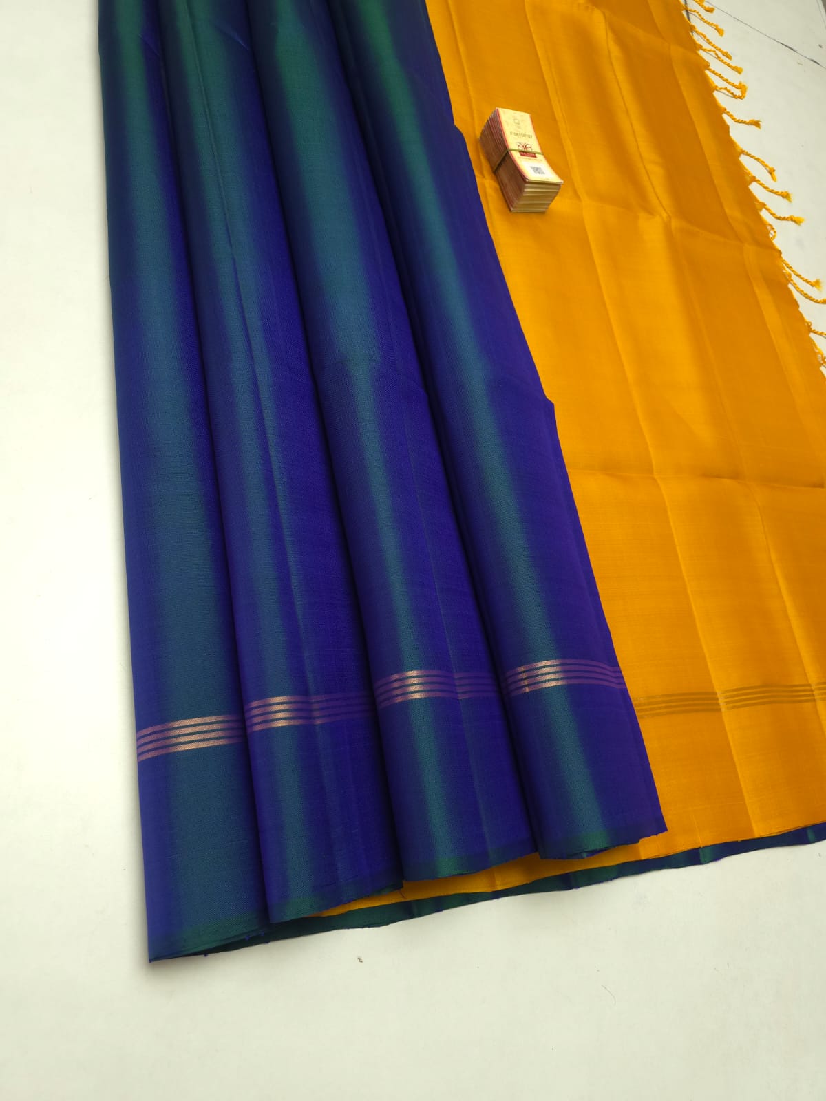 Pure handloom soft silk plain saree