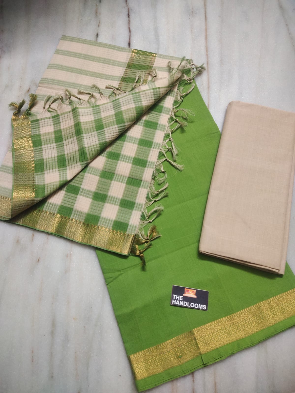 Thick dent weaving cotton dress material