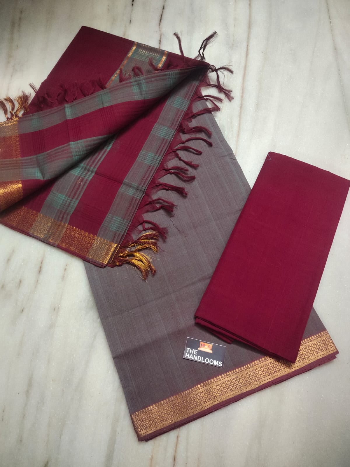 Thick dent weaving cotton dress material