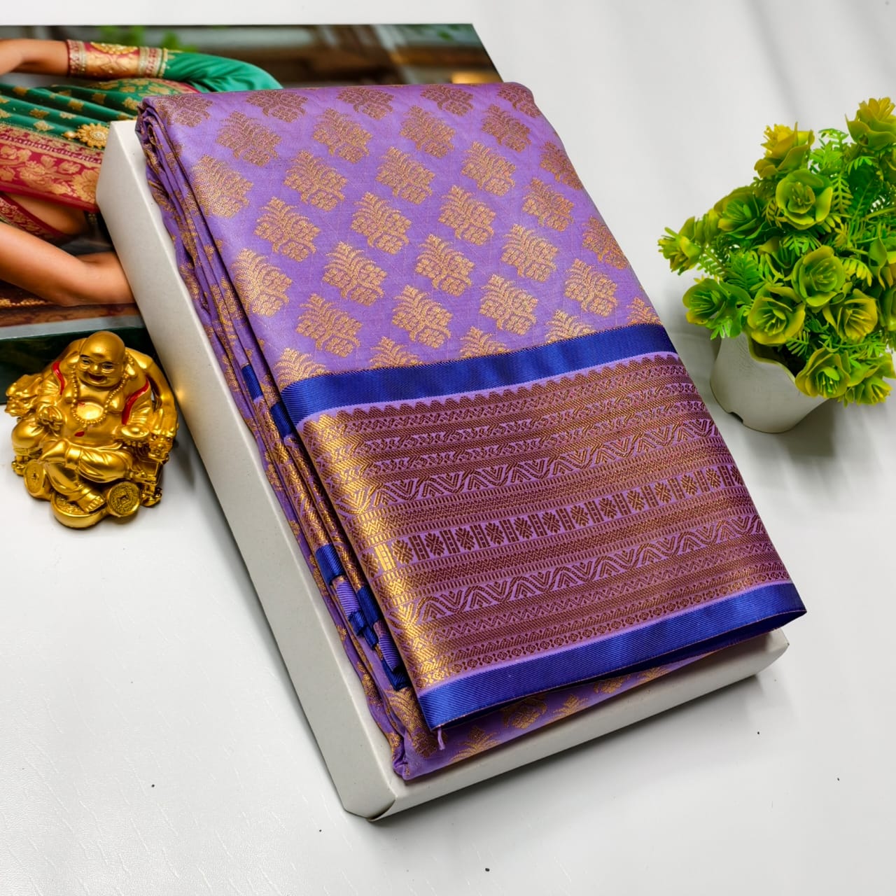 Vasthrakala Samuthrika Semi Silk Wedding Saree