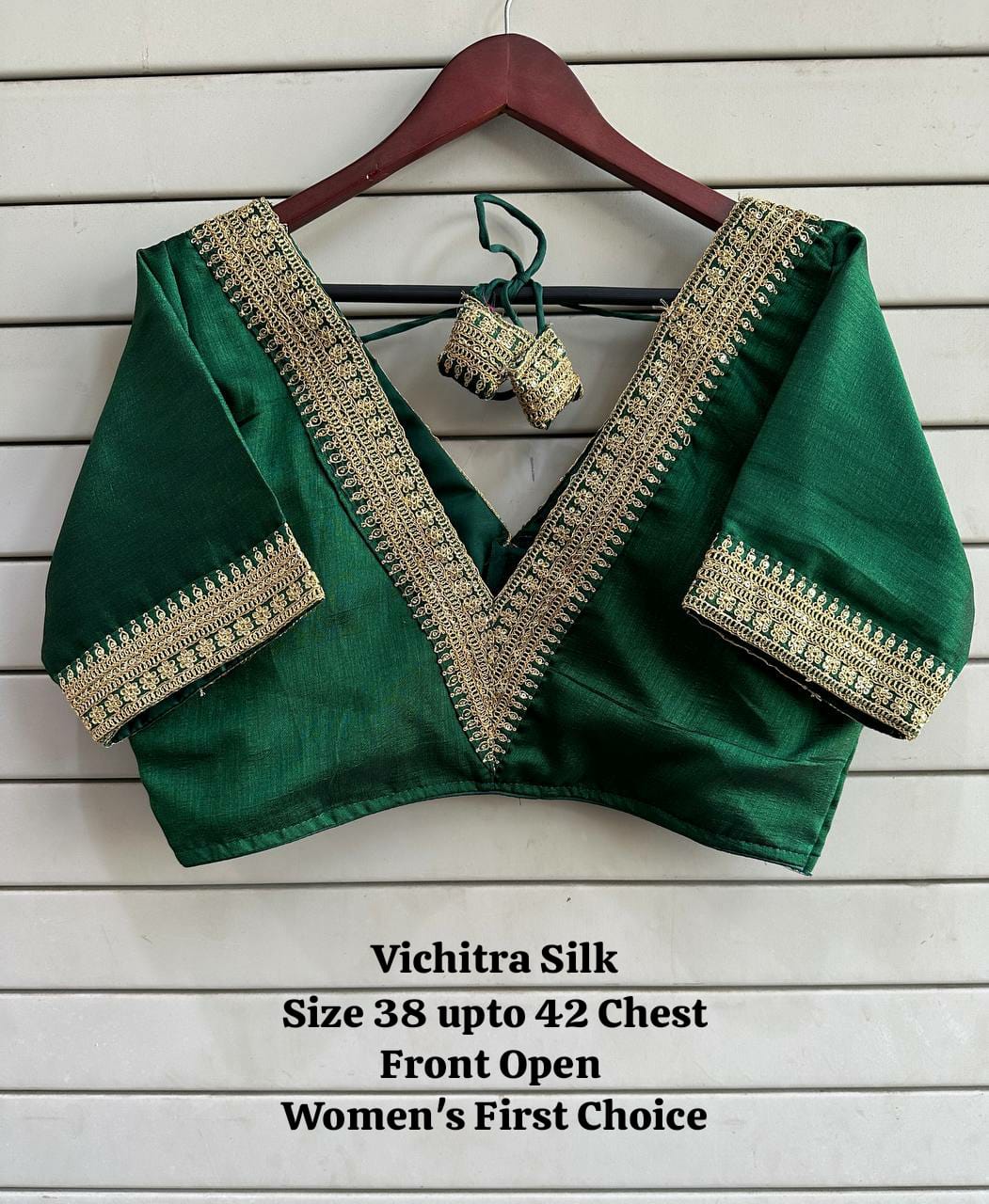 Vichitra Silk Ready Made Blouse