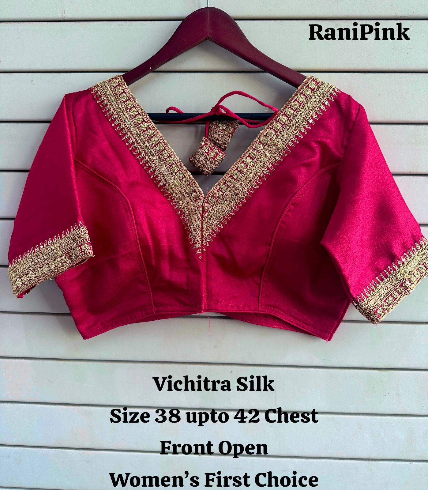Vichitra Silk Ready Made Blouse