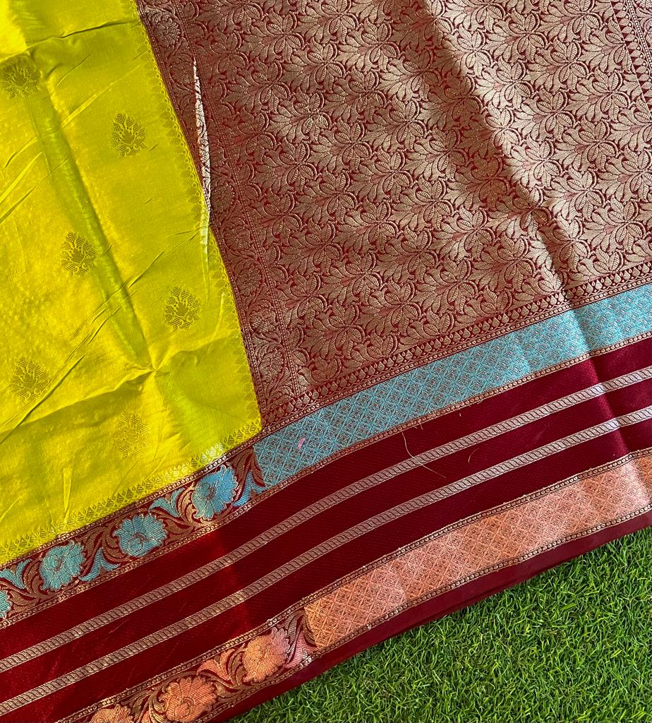 Warm silk saree