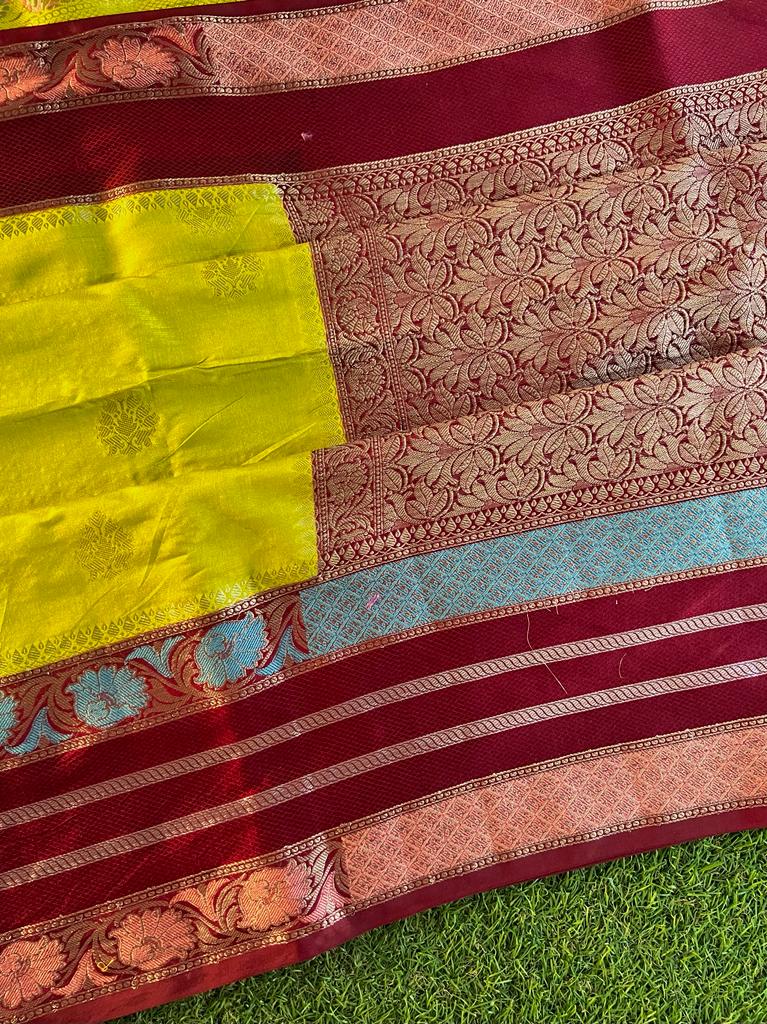 Warm silk saree