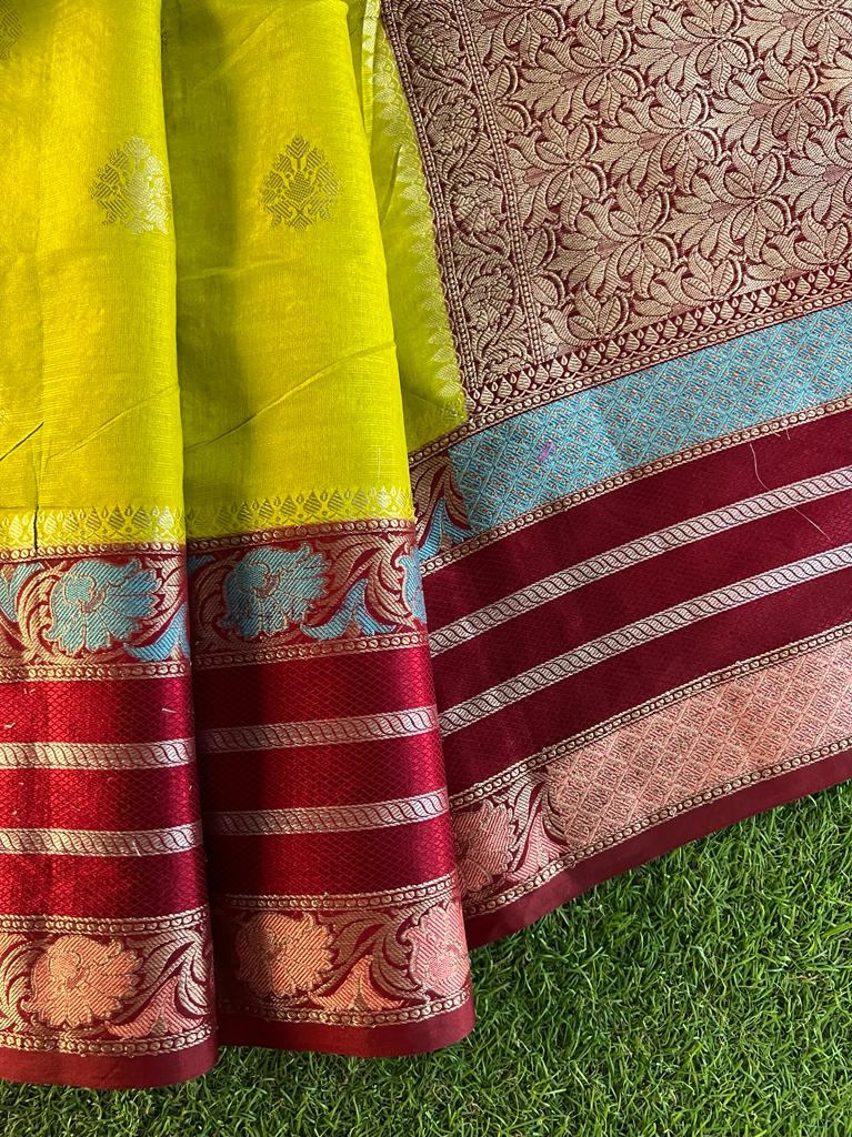 Warm silk saree
