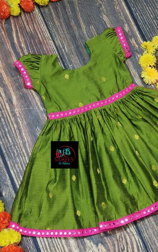 0 - 14 years Rawsilk frock