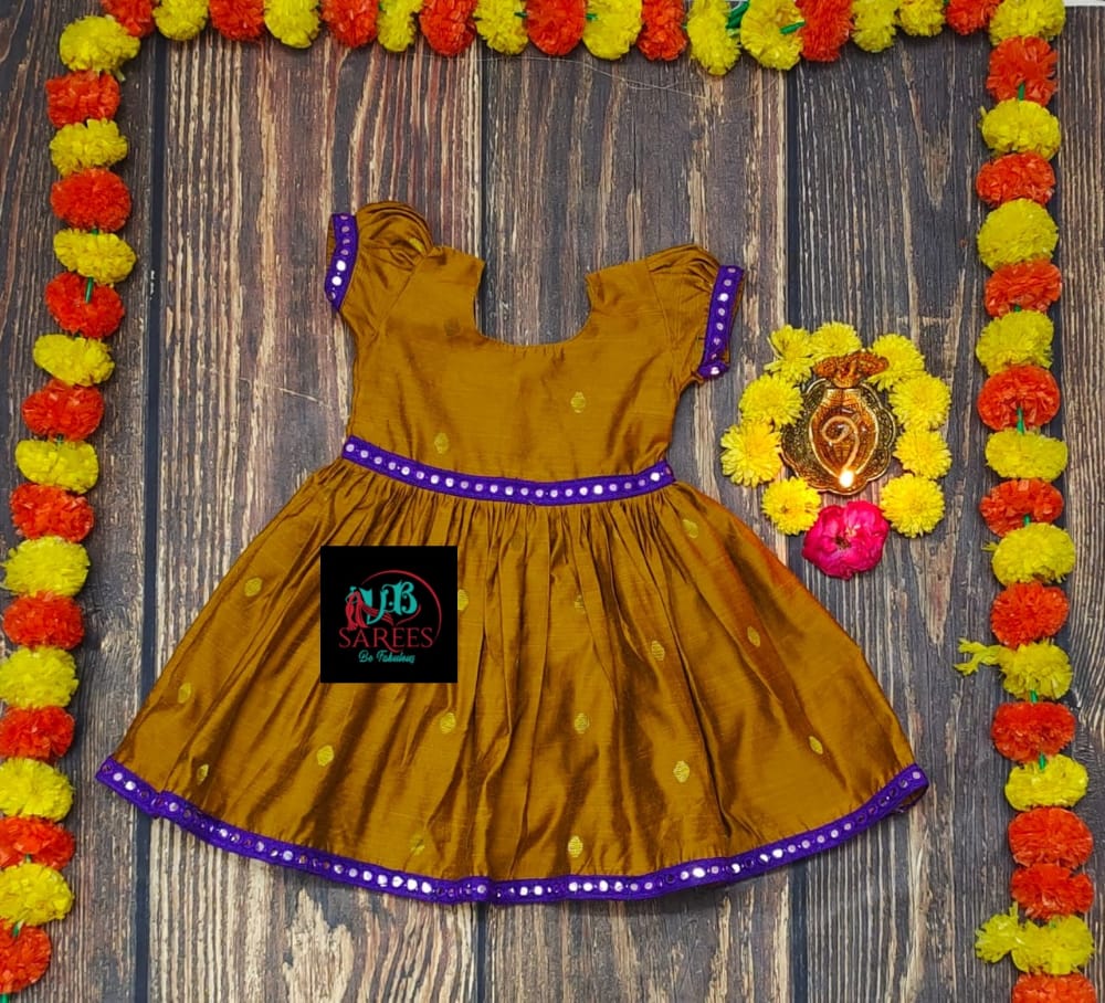 0 - 14 years Rawsilk frock