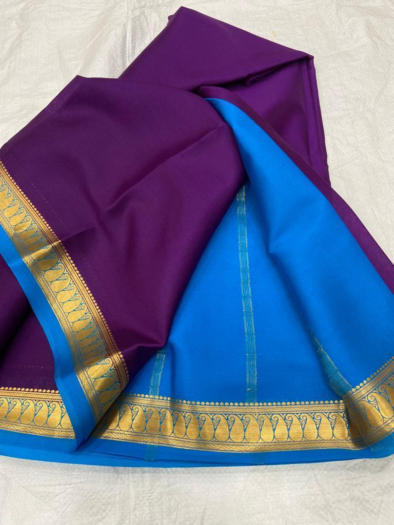 Pure mysore crepe silk 60 count saree