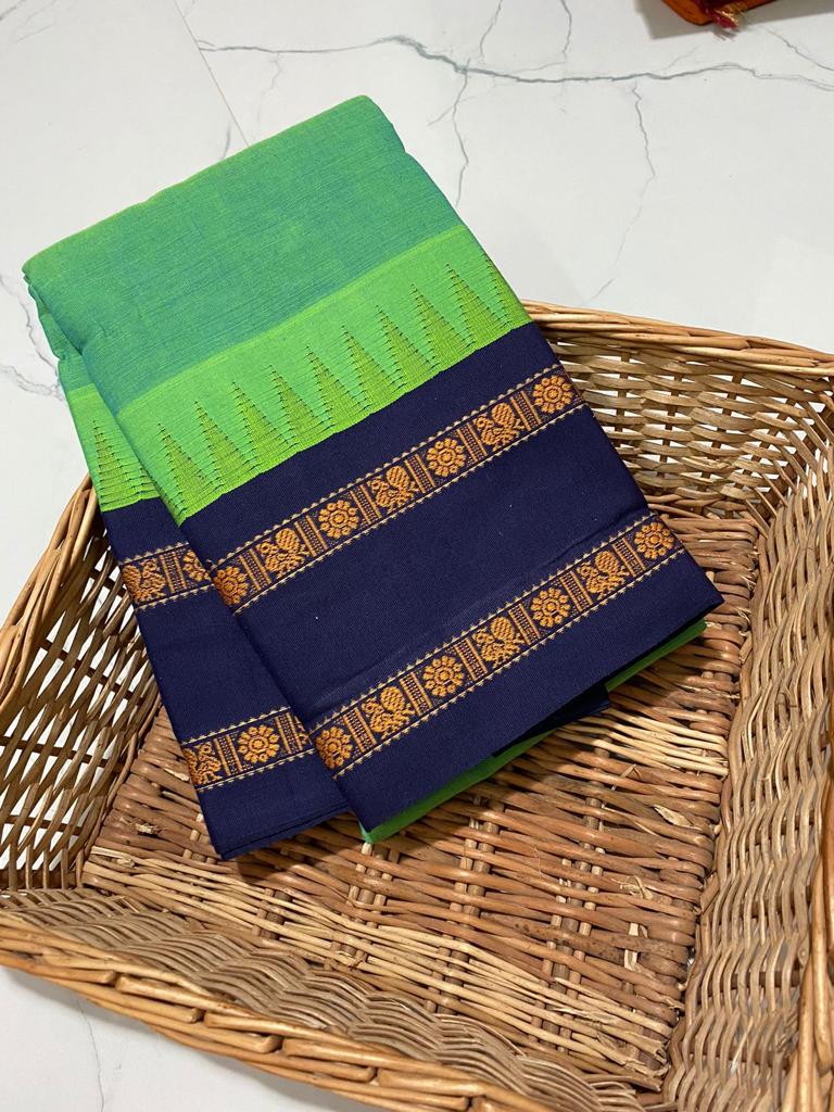 Chettinadu kommai korvai pure handloom saree - Vannamayil Fashions
