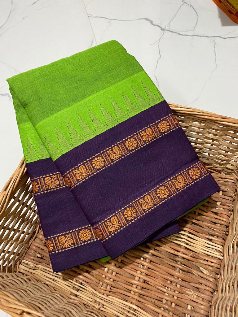 Chettinadu kommai korvai pure handloom saree - Vannamayil Fashions