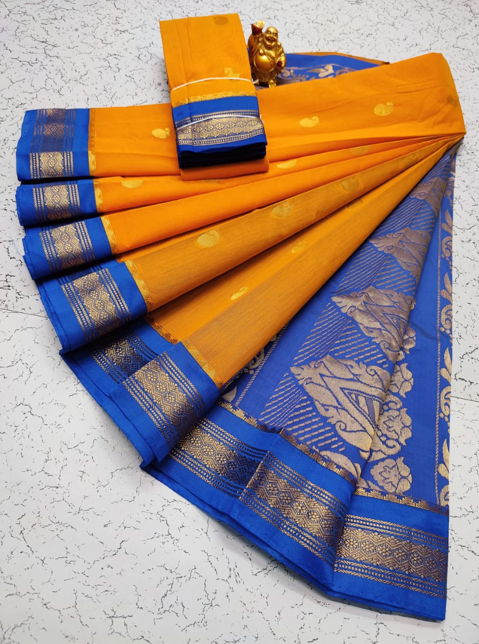 Kalyani cotton saree - Vannamayil Fashions