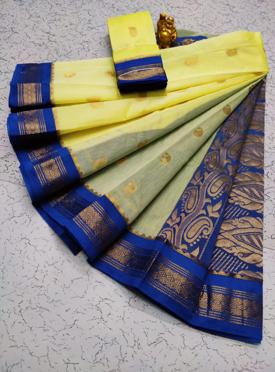 Kalyani cotton saree - Vannamayil Fashions
