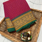 Kanchi cotton mini 1000 butta worked on saree - Vannamayil Fashions