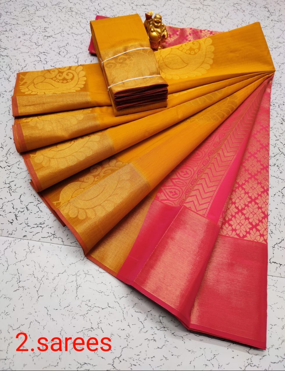 Kora silk cotton saree - Vannamayil Fashions