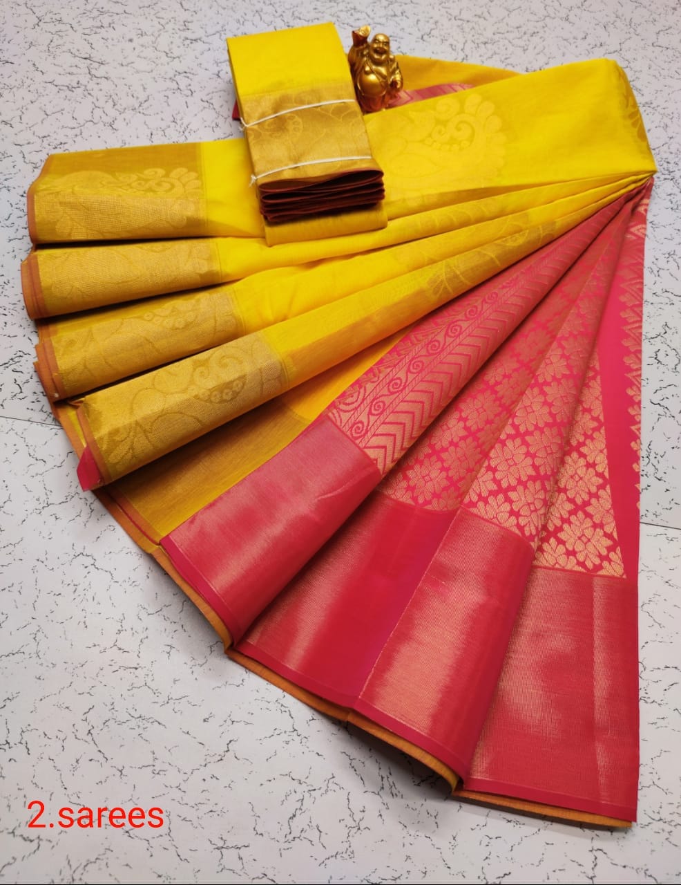 Kora silk cotton saree - Vannamayil Fashions