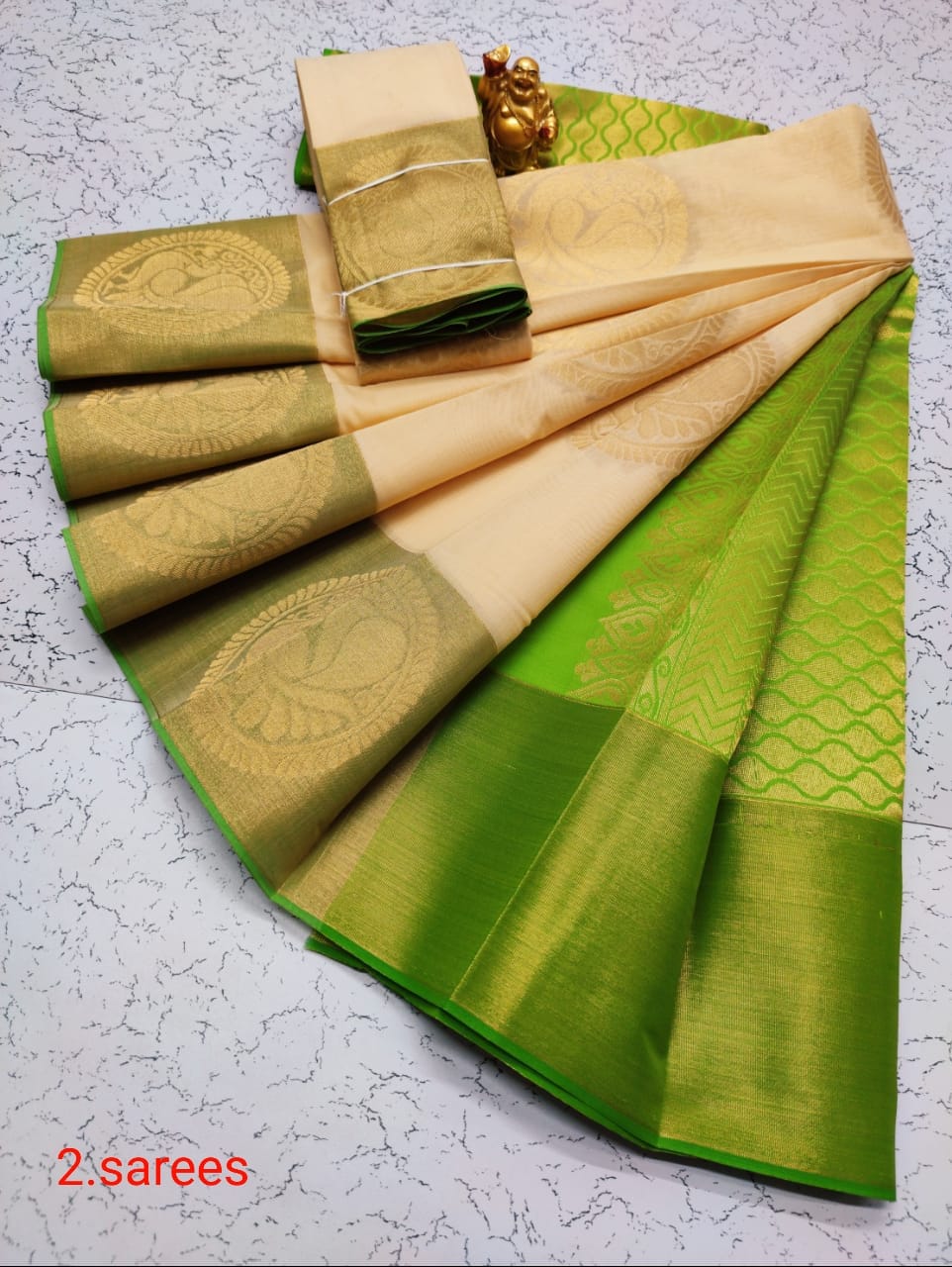 Kora silk cotton saree - Vannamayil Fashions