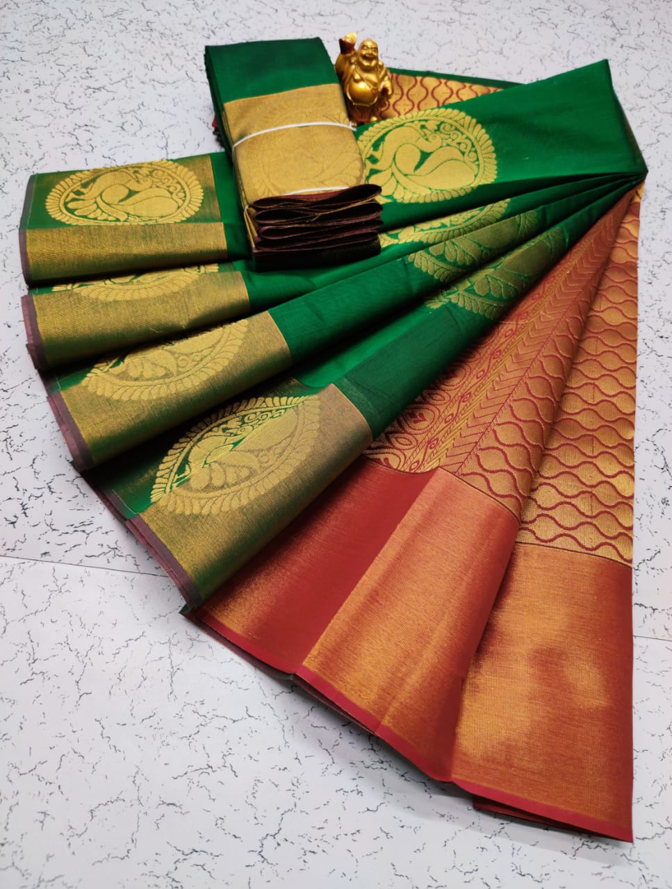 Kora silk cotton saree - Vannamayil Fashions