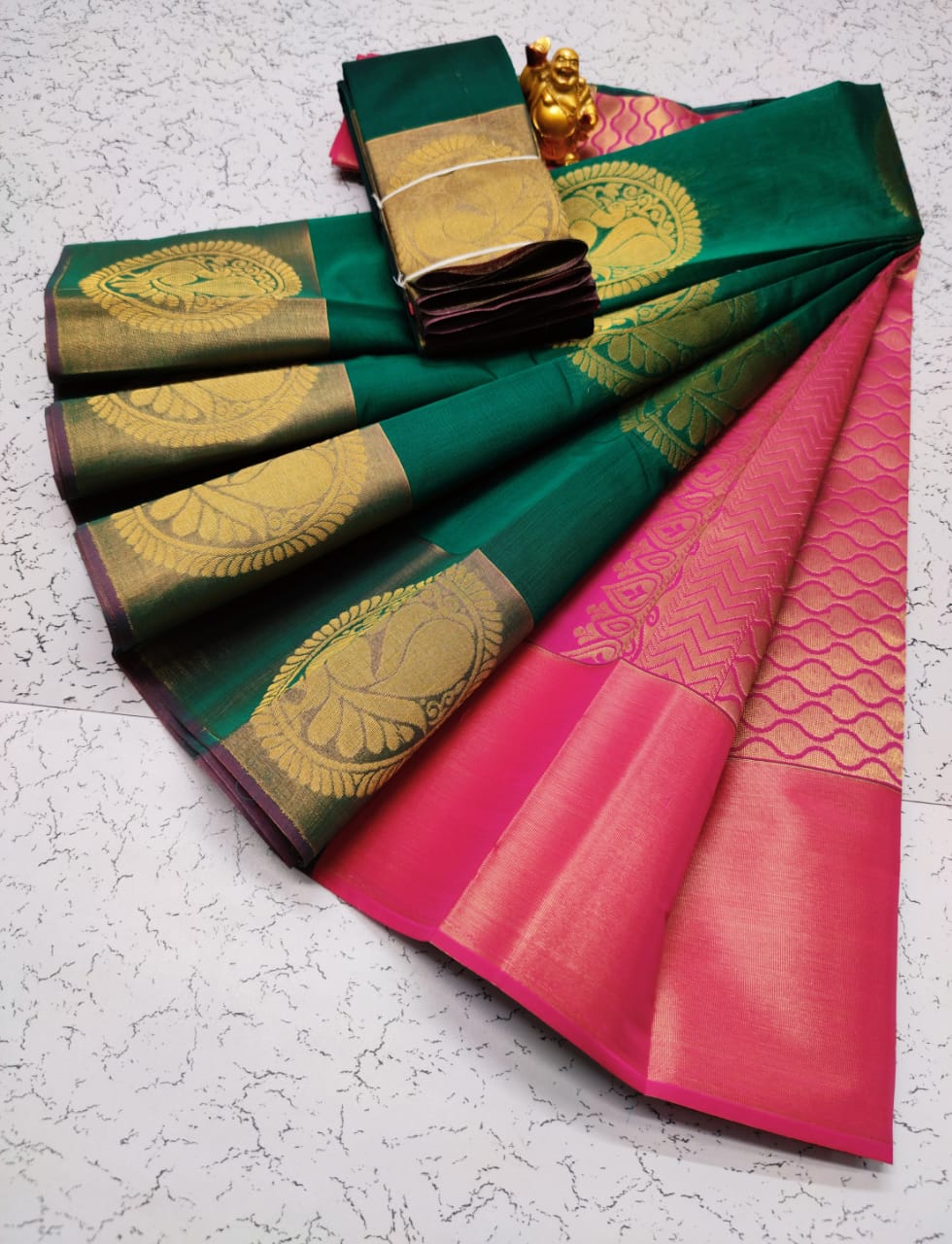 Kora silk cotton saree - Vannamayil Fashions