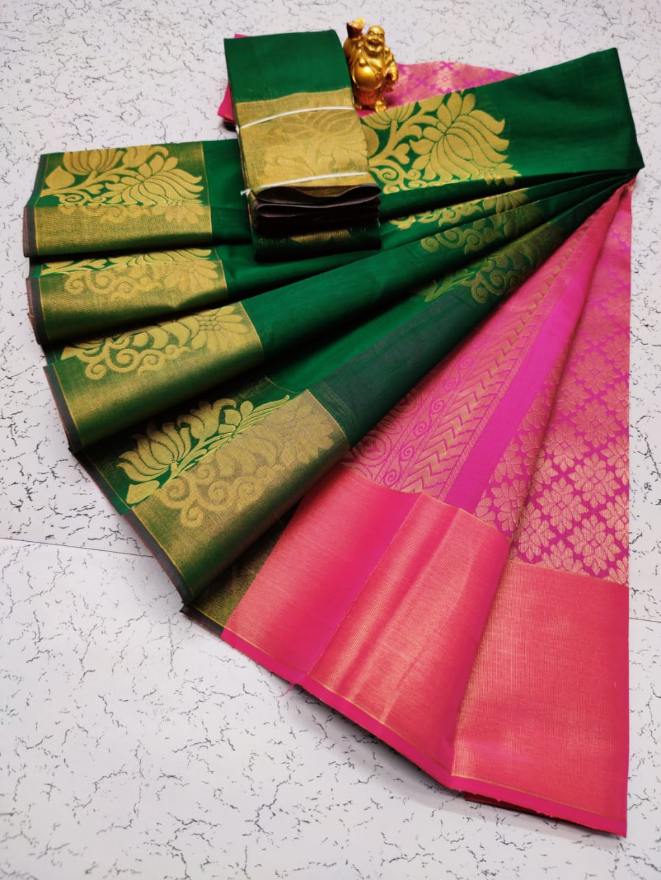 Kora silk cotton saree - Vannamayil Fashions