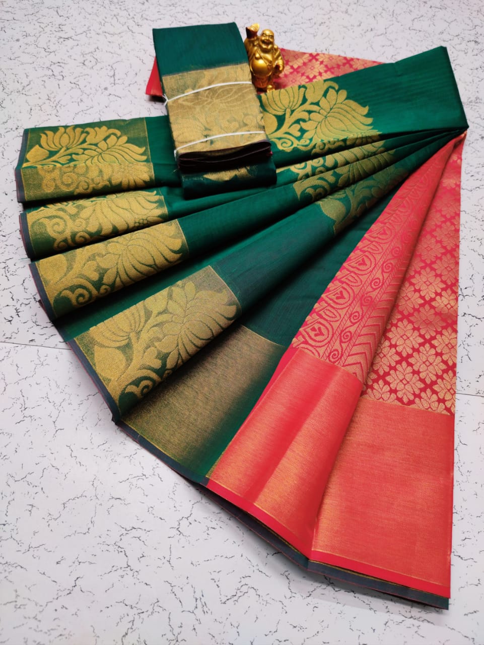 Kora silk cotton saree - Vannamayil Fashions
